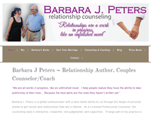 Tablet Screenshot of barbarajpeters.com